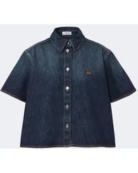 Loewe - Double L Denim Shirt - Lyst