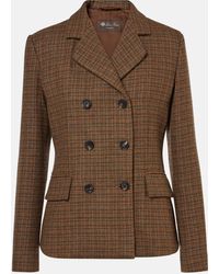 Loro Piana - Lucile Wool, Cashmere And Mohair Blazer - Lyst