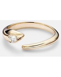 STONE AND STRAND - Diana 14Kt Ring With Diamond - Lyst