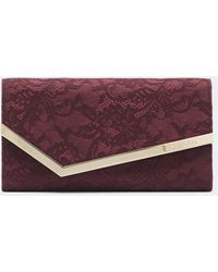 Jimmy Choo - Emmie Lace Clutch - Lyst