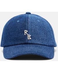 Ruslan Baginskiy - Rb Embellished Denim Baseball Cap - Lyst