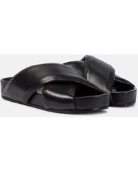 Jil Sander - Padded Leather Sandal - Lyst