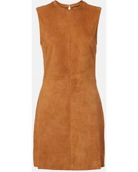 Stouls - Dollie Suede Minidress - Lyst