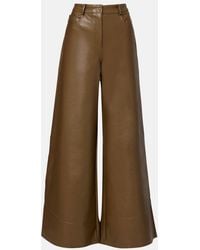 Norma Kamali - Weite High-Rise-Hose Elephant - Lyst