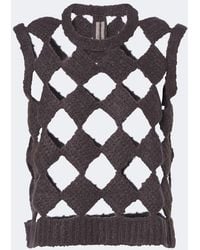 Rick Owens - Sarutanya Cashmere And Silk Sweater Vest - Lyst