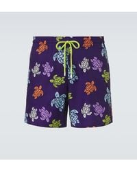 Vilebrequin - Mahina Printed Swim Trunks - Lyst