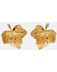 Oscar de la Renta - Vines Clip-On Earrings - Lyst