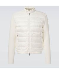 Moncler - Down-Paneled Virgin Wool Jacket - Lyst