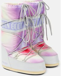 Moon Boot - Icon Tie-dye Snow Boots - Lyst