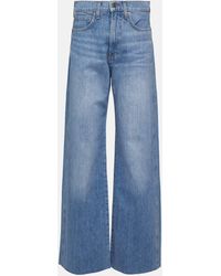 Veronica Beard - Taylor High-rise Wide-leg Jeans - Lyst