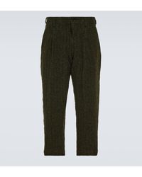 Comme des Garçons - Striped Wool Tweed Suit Pants - Lyst