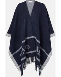 Max Mara - Cape Hilde Aus Woll-Jacquard - Lyst