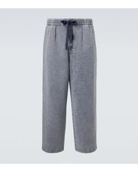 Loewe - Mid-Rise Wide-Leg Jeans - Lyst