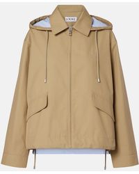 Loewe - Anagram Cotton Gabardine Jacket - Lyst
