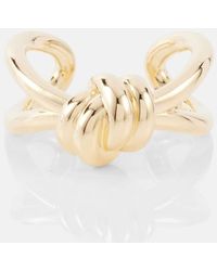 Bottega Veneta - Ring Knot Aus Sterlingsilber, 18Kt Vergoldet - Lyst