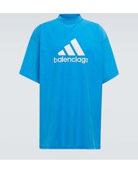 Balenciaga - / Adidas T-shirt Oversized - Lyst
