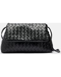 Bottega Veneta - Giorno Small Intrecciato Leather Shoulder Bag - Lyst