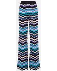 Missoni - Zig Zag High-Rise Flared Pants - Lyst