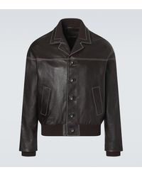 Wales Bonner - Time Leather Jacket - Lyst