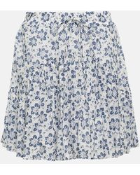 Polo Ralph Lauren - Floral Cotton Miniskirt - Lyst