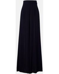 Max Mara - Pantaloni A Gamba Larga E Vita Alta - Lyst