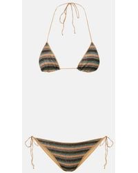 Oséree - Lumiere Striped Bikini - Lyst