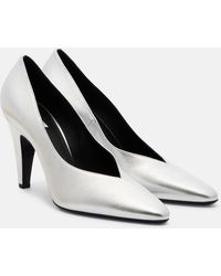Alaïa - Metallic Leather Pumps - Lyst