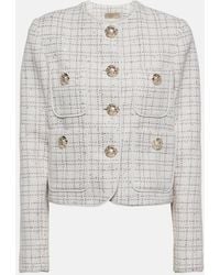 Elie Saab - Embellished Tweed Jacket - Lyst