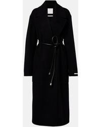 Sportmax - Belted Oversized Virgin Wool Wrap Coat - Lyst
