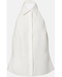 Ralph Lauren - Eldred Halterneck Linen Top - Lyst