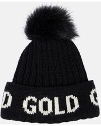 Goldbergh - Hodd Logo Ribbed-Knit Beanie - Lyst