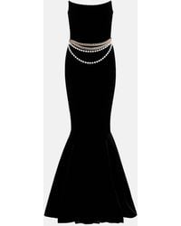 Self-Portrait - Chain-Detail Corset Gown - Lyst