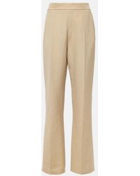 TOVE - Ilaria Cotton-Blend Straight Pants - Lyst