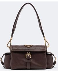 Prada - Explore Medium Leather Shoulder Bag - Lyst