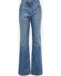 Ferragamo - High-rise Straight Jeans - Lyst