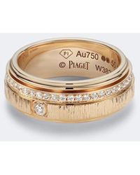 Piaget - Possession Decor Palace 18Kt Rose Ring With Diamonds - Lyst
