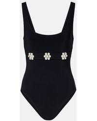 Karla Colletto - Maya Embellished Swimsuit - Lyst