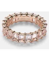 SHAY - 18Kt Rose Eternity Ring With Topaz - Lyst