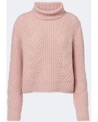 Moncler - Wool, Alpaca, And Cashmere Turtleneck Sweater - Lyst