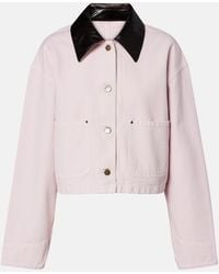 Prada - Cotton Canvas Jacket - Lyst