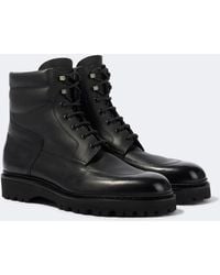 John Lobb - Peak Leather Lace-Up Boots - Lyst