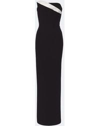 Roland Mouret - Draped Bustier Gown - Lyst