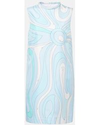 Emilio Pucci - Minikleid Marmo Aus Seide - Lyst