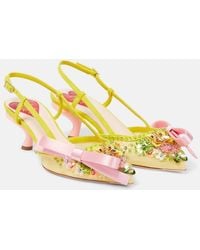 Roger Vivier - 'virgule Flower Bow' Silngback Décolleté - Lyst