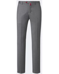 Kiton - Virgin Wool Slim Pants - Lyst