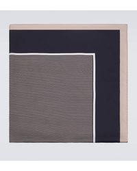 Saint Laurent - Cassandre Silk Charmeuse Scarf - Lyst