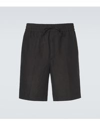 Brioni - Linen Bermuda Shorts - Lyst