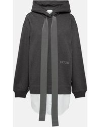 Patou - Oversized Cotton Hoodie - Lyst