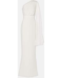 Max Mara - Bridal Robe Lorena Aus Chiffon Und Cady - Lyst
