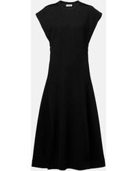 Jil Sander - Ribbed-Knit Midi Dress - Lyst